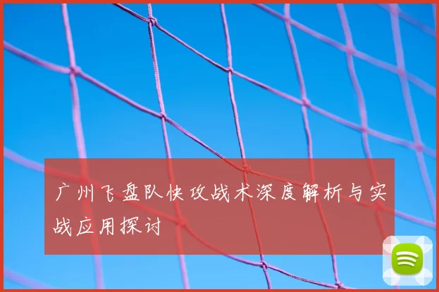广州飞盘队快攻战术深度解析与实战应用探讨