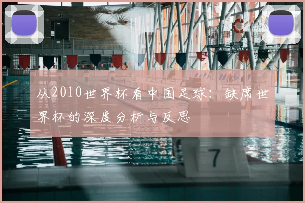 从2010世界杯看中国足球：缺席世界杯的深度分析与反思